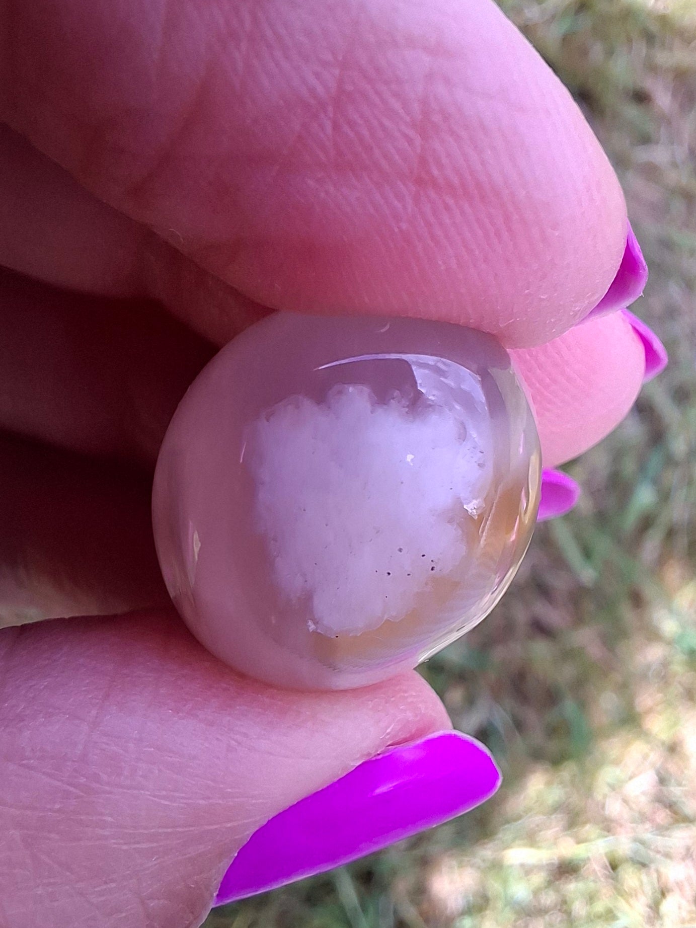 Flower Agate, Tumble Stone, Crystal (Ref: T76)