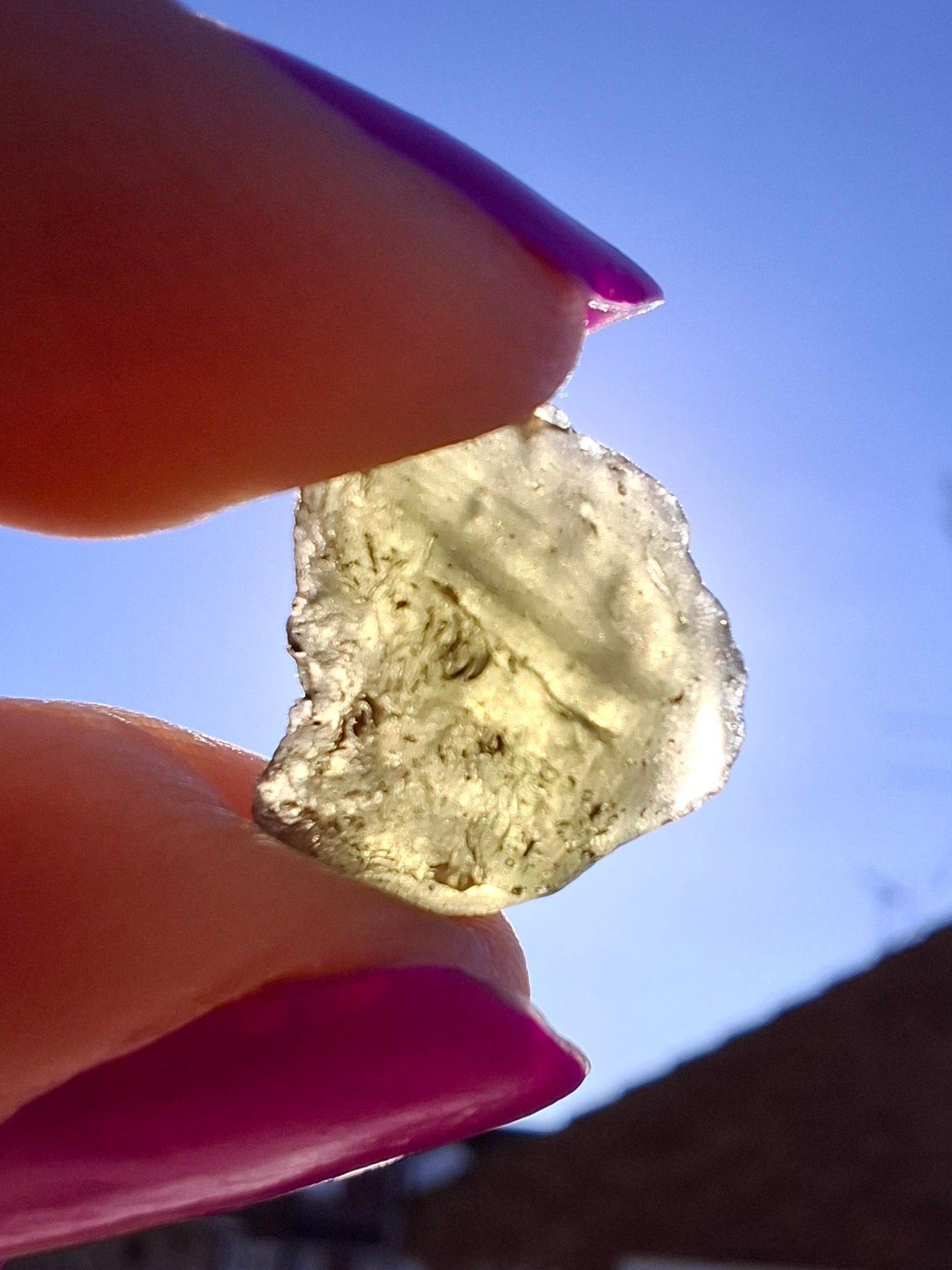 Moldavite Piece, 1.16g, Tektite (Ref: 1461)