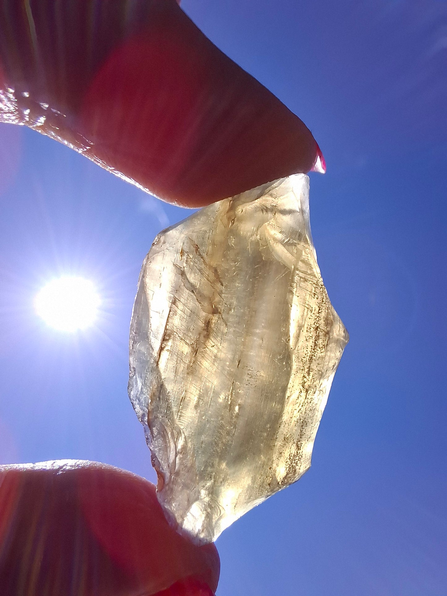 Libyan Desert Glass (darker) Piece, 8.34g, Tektite (Ref: L1370)