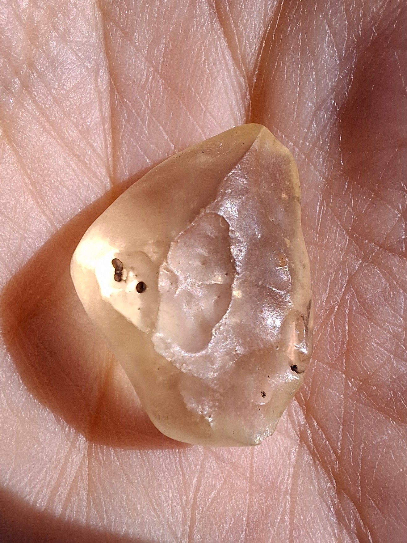 Libyan Desert Glass Piece, 3.16g, Tektite