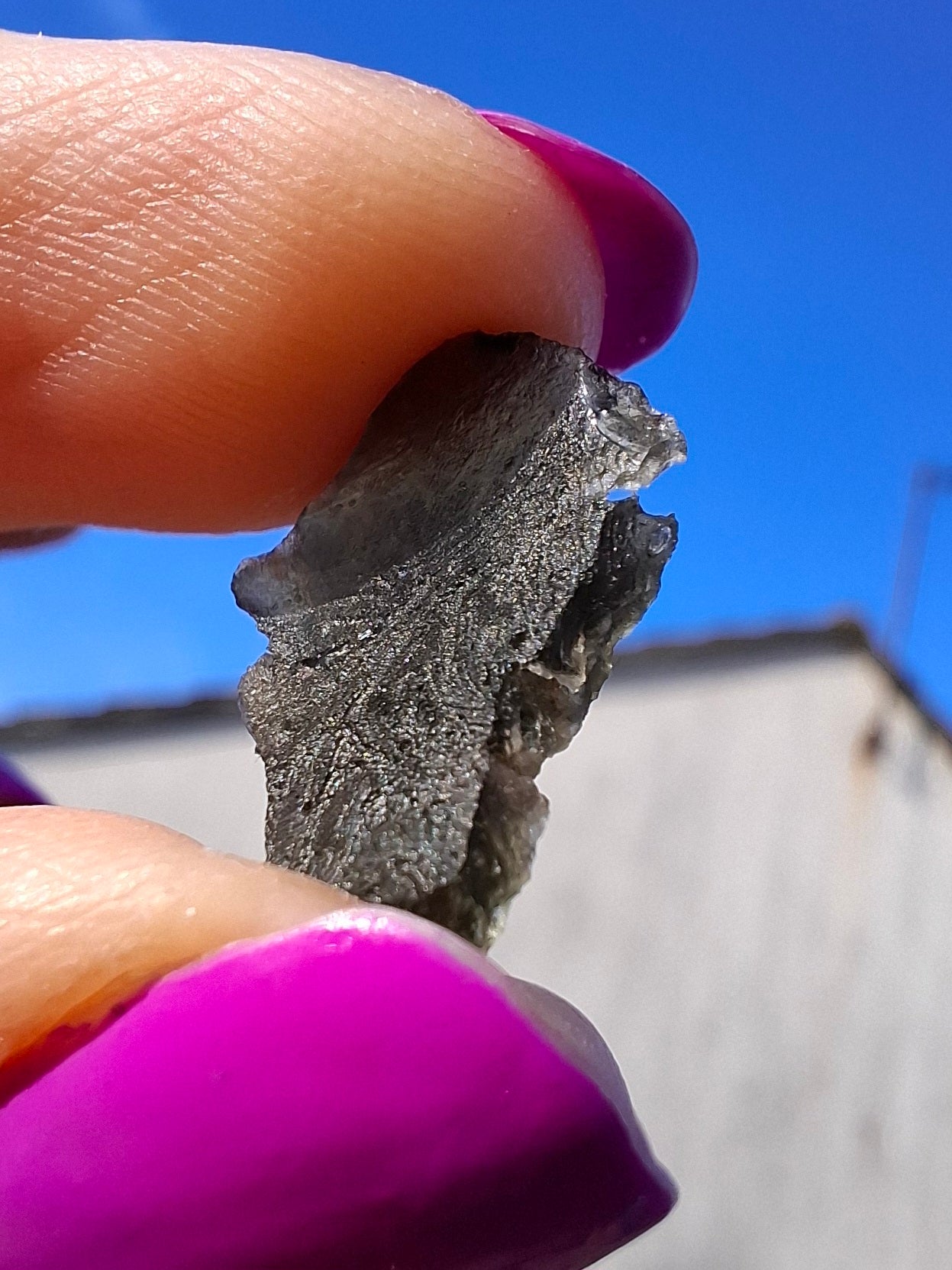 Moldavite Piece, 1.22g, Tektite (Ref: 1464)