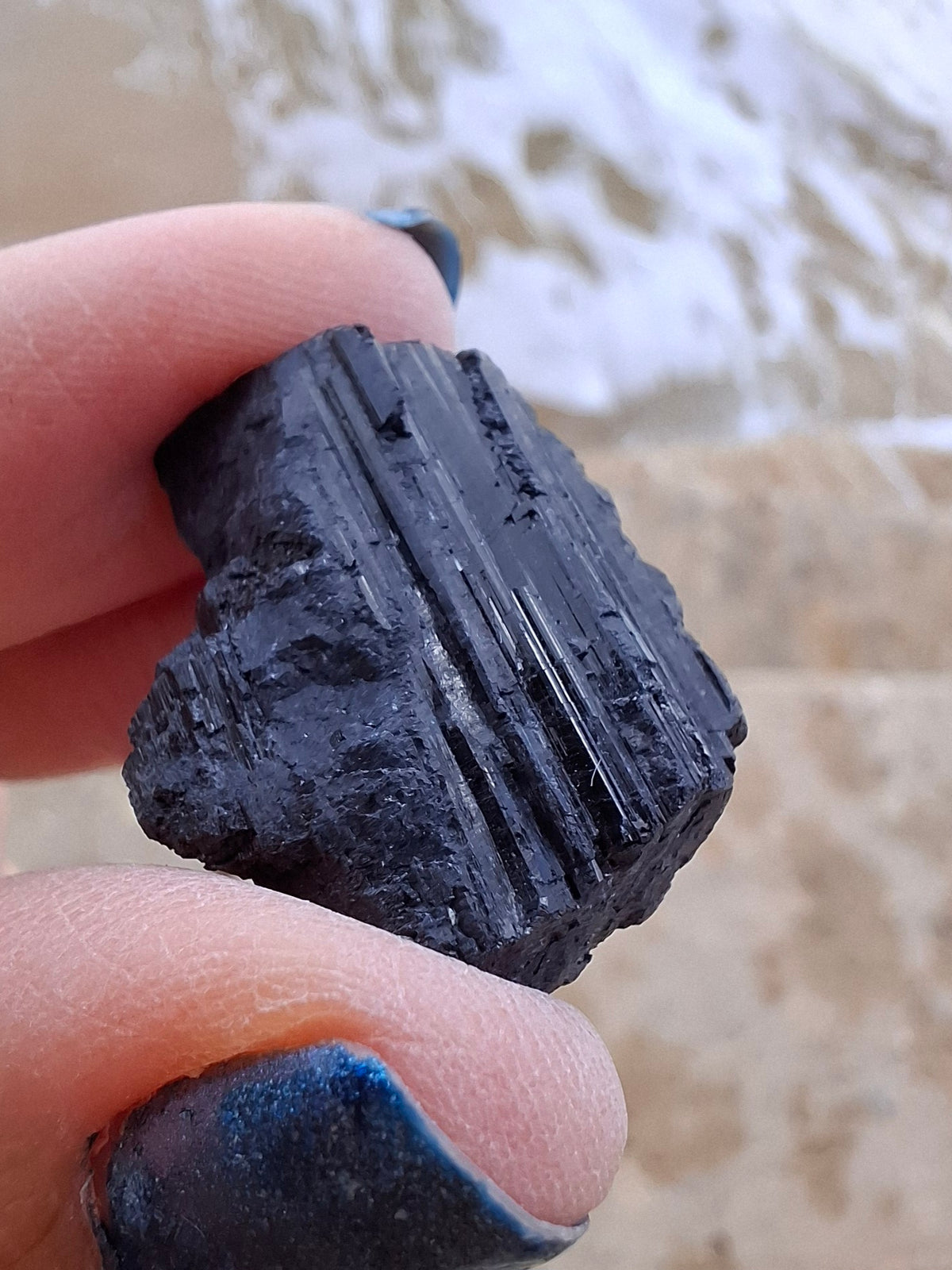 Black Tourmaline RAW, 8.70g, Crystal (Ref: RBT4)