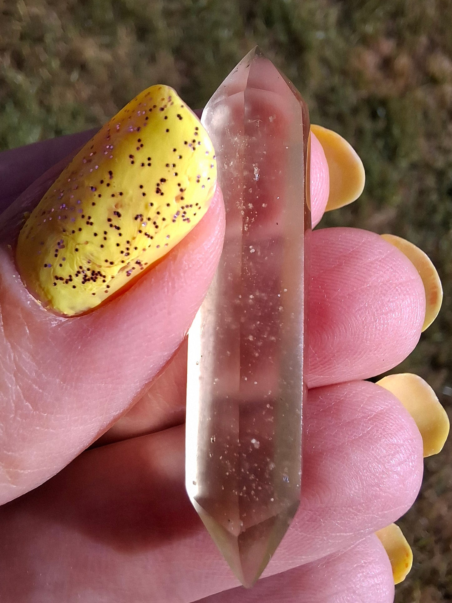 Libyan Desert Glass DT Carving, 4.57g, Tektite (Ref: LDT8)