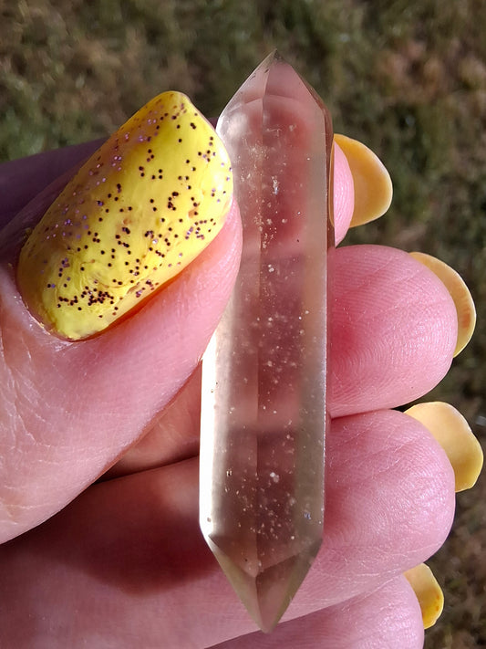 Libyan Desert Glass DT Carving, 4.57g, Tektite (Ref: LDT8)