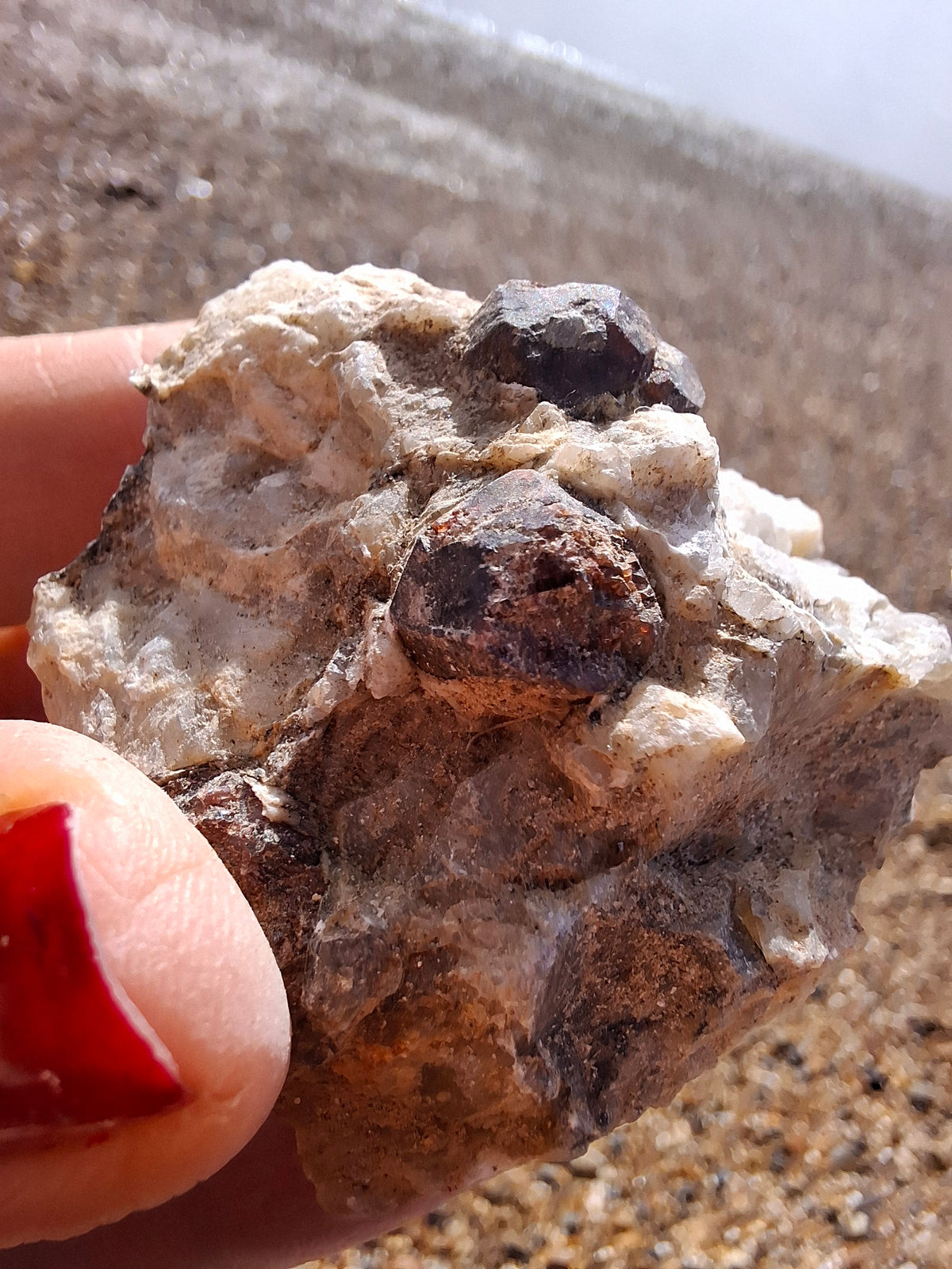 (Dig your own) Garnet in Matrix, Crystal (Ref: RG6)