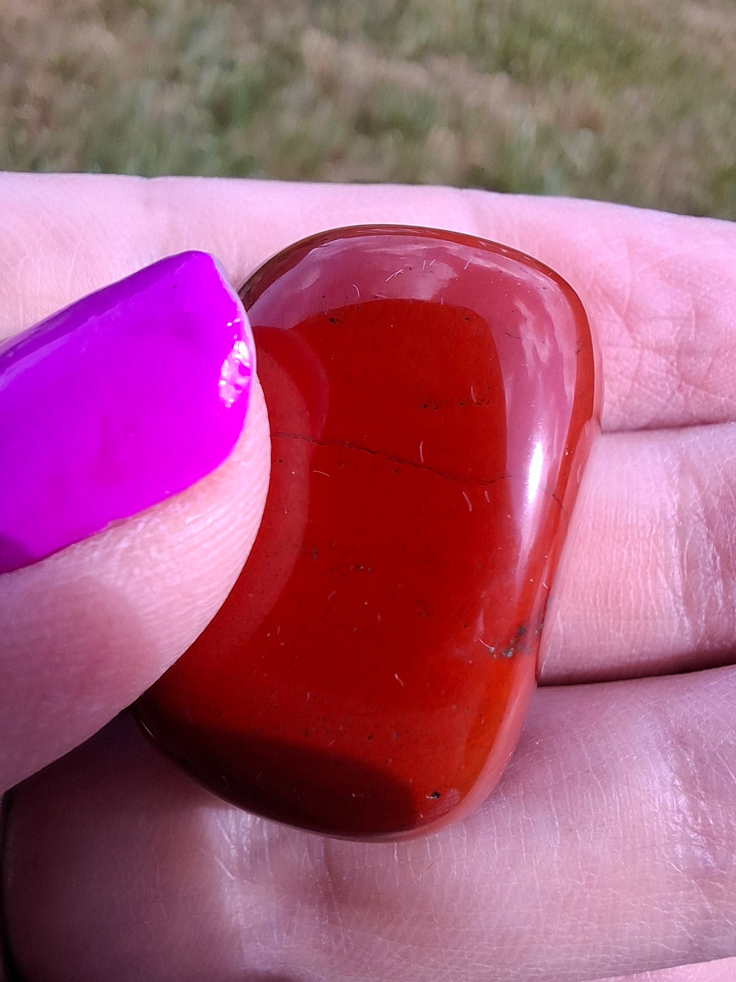 Red Jasper, Tumble Stone, Crystal (Ref: T91)