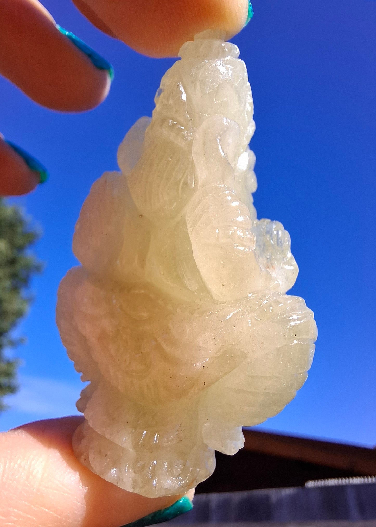 Libyan Desert Glass GANESHA craving, 31.21g, Tektite (Ref: Ganesha2)