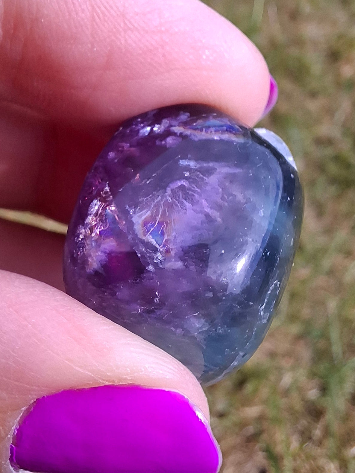Fluorite, Tumble Stone, Crystal (Ref: T55)