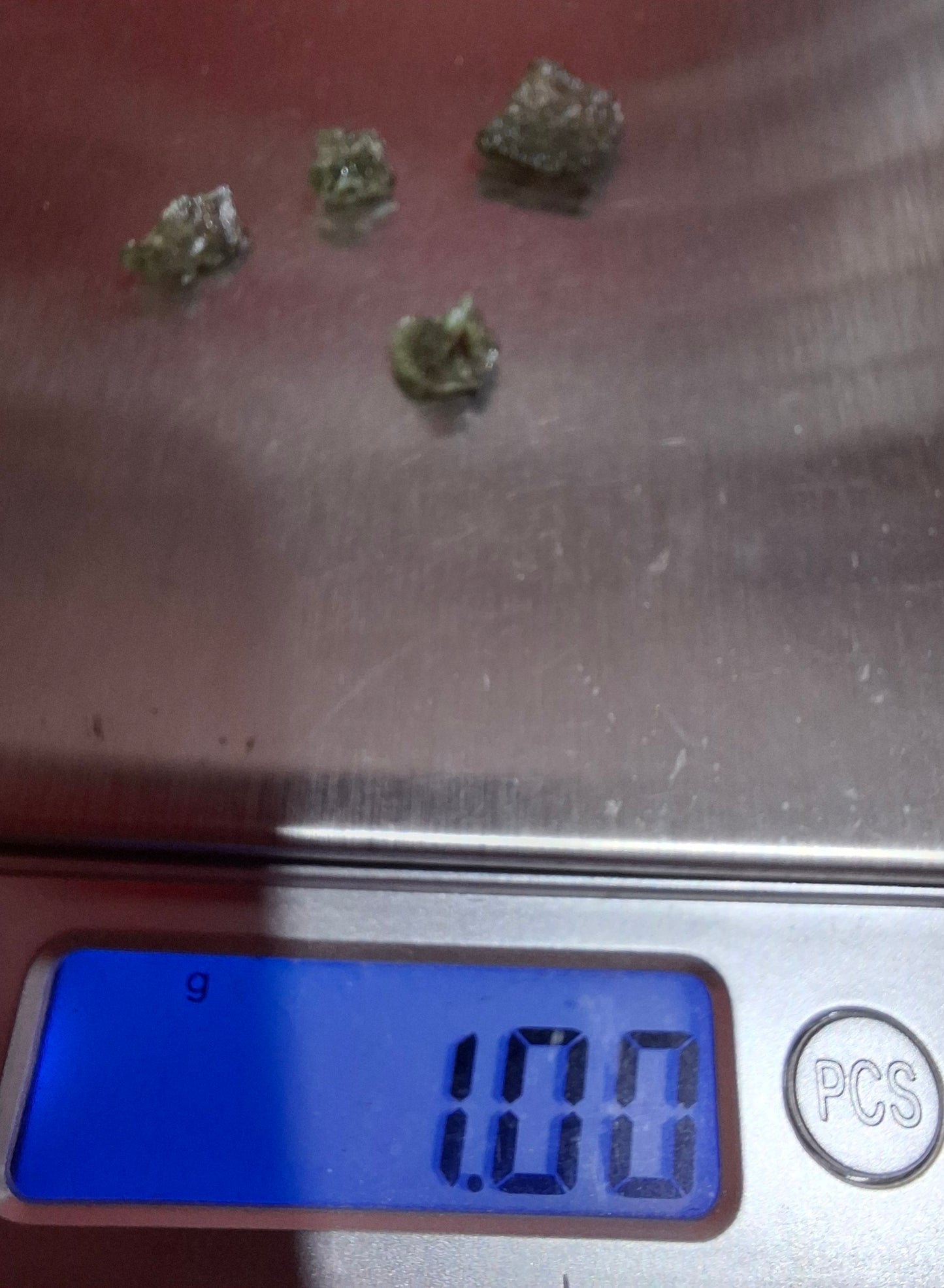 Moldavite chip Bundle, 1g, 4 pcs, Tektite (MB37)