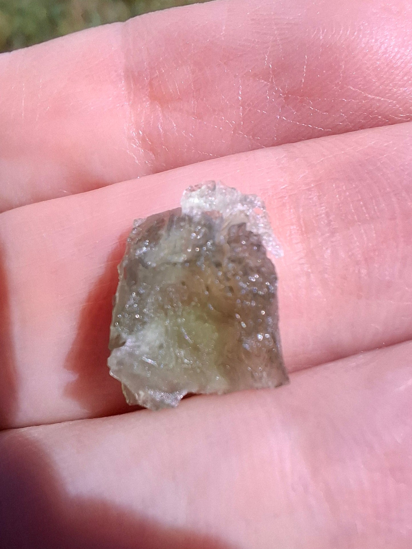 Moldavite Piece, 0.60g, Tektite (Ref: 1473)
