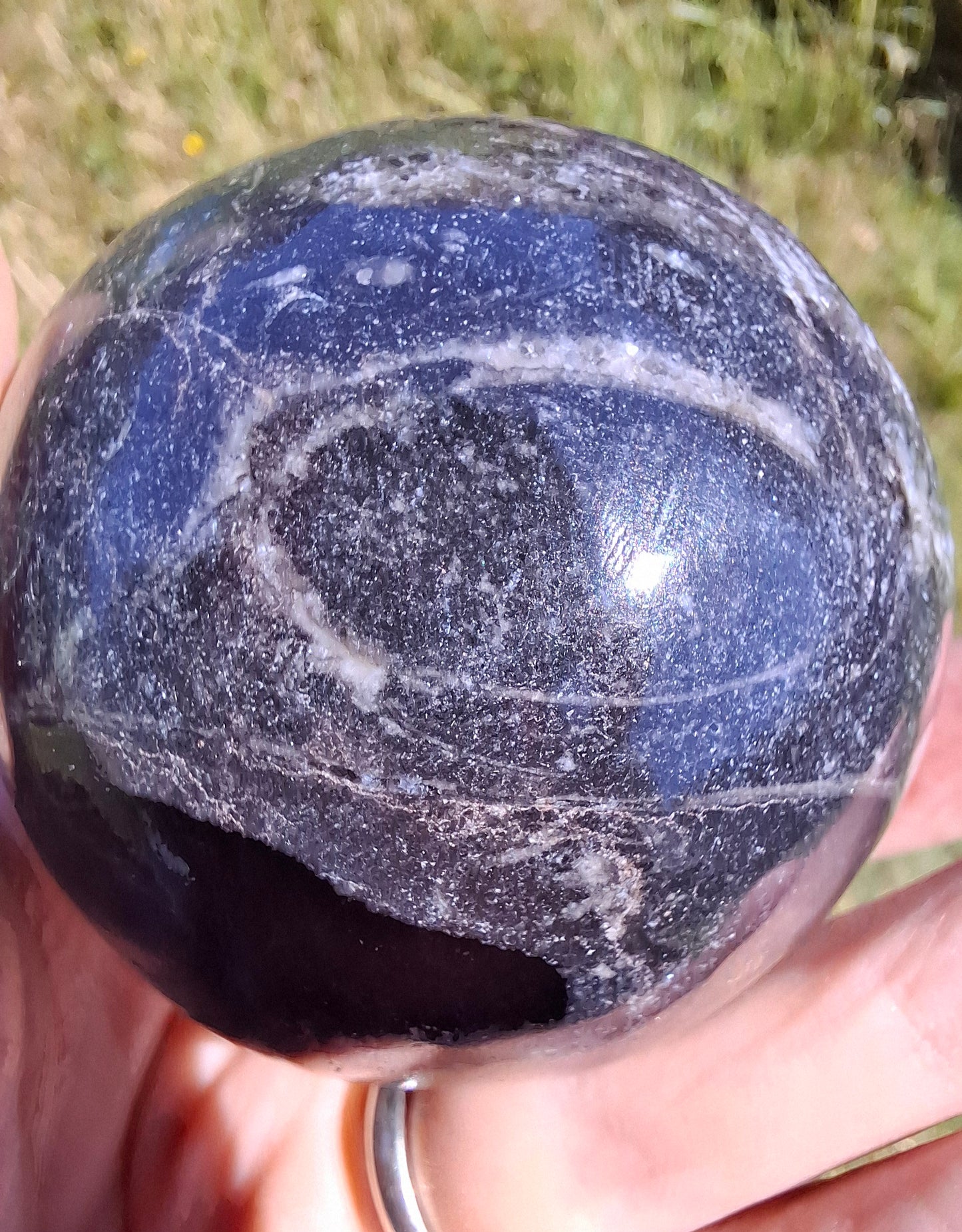 Orthoceras Sphere, Fossil (Ref: OS3)