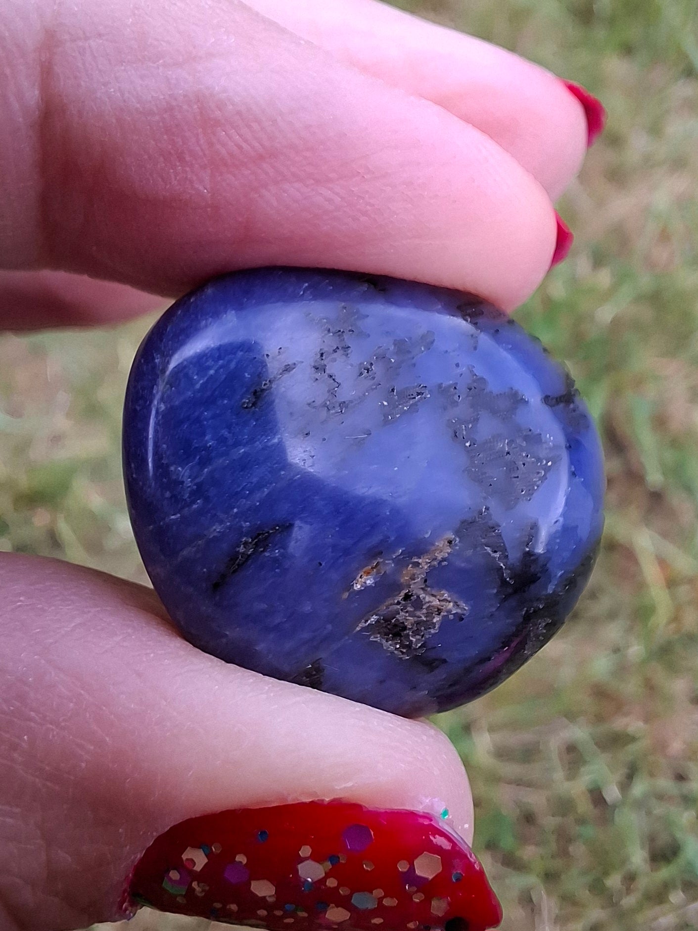 Sodalite, Tumble Stone, Crystal (Ref: T148)