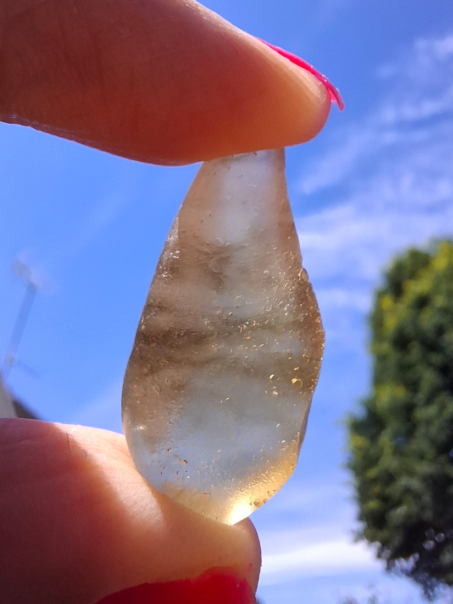 Libyan Desert Glass (darker) Piece, 7.38g, Tektite (Ref: L1375)