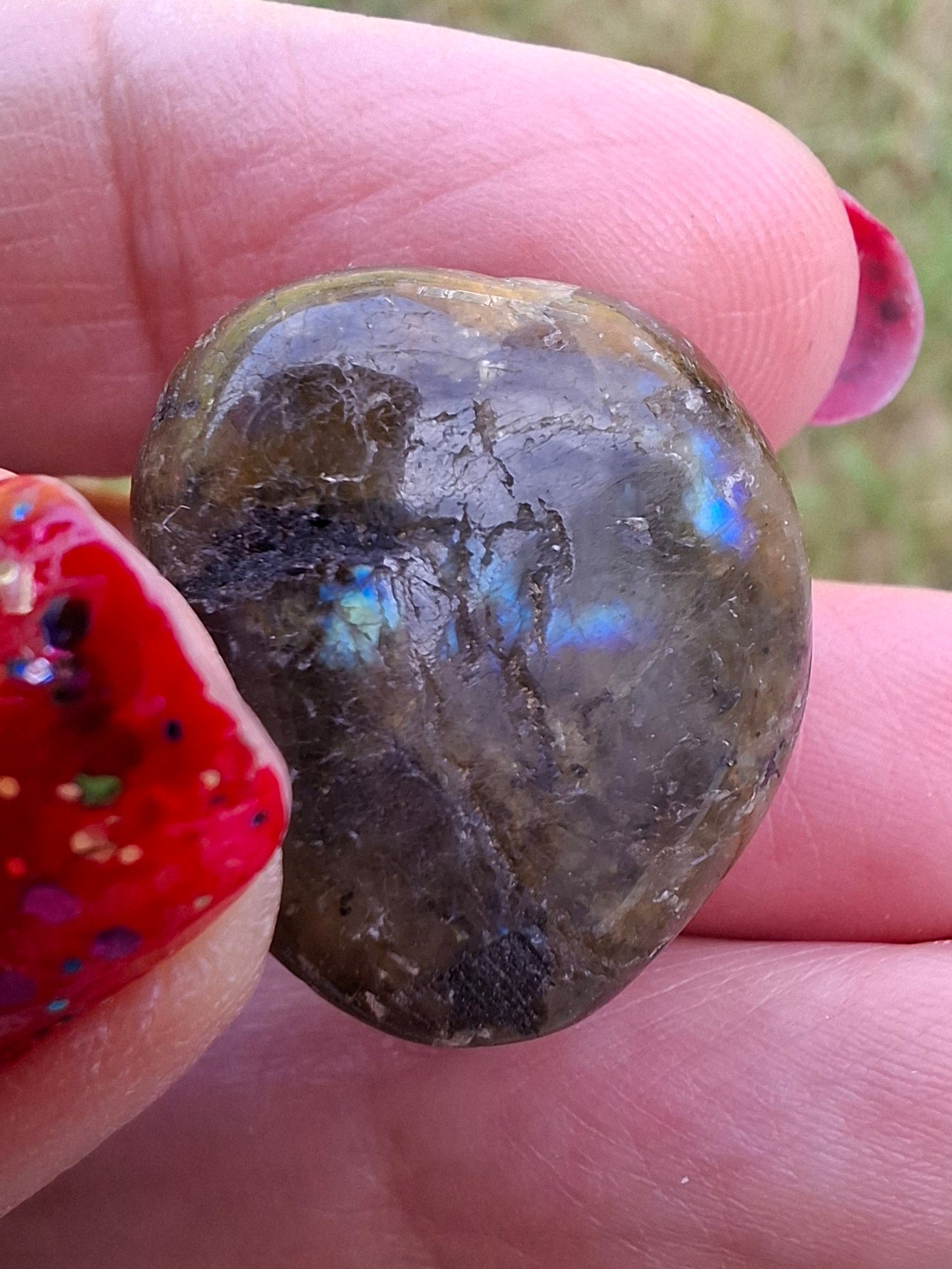 Labradorite, Tumble Stone, Crystal (Ref: T207)