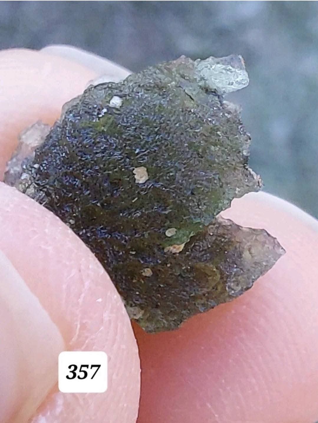 Moldavite Piece, 1.56g, Tektite (Ref: 357)
