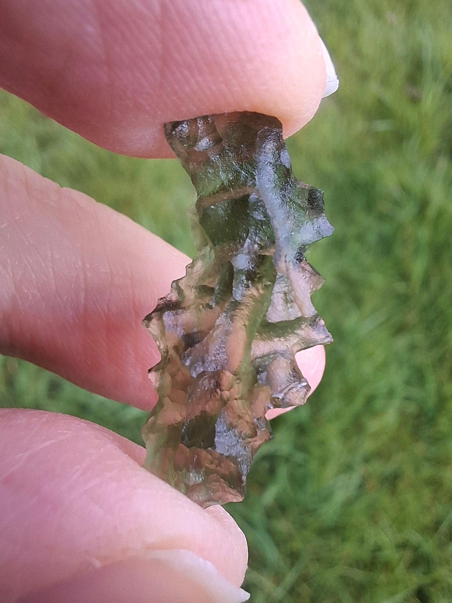Moldavite Piece, JEZKOVNA BESEDNICE, 1.16g, Tektite (Ref: 1285)