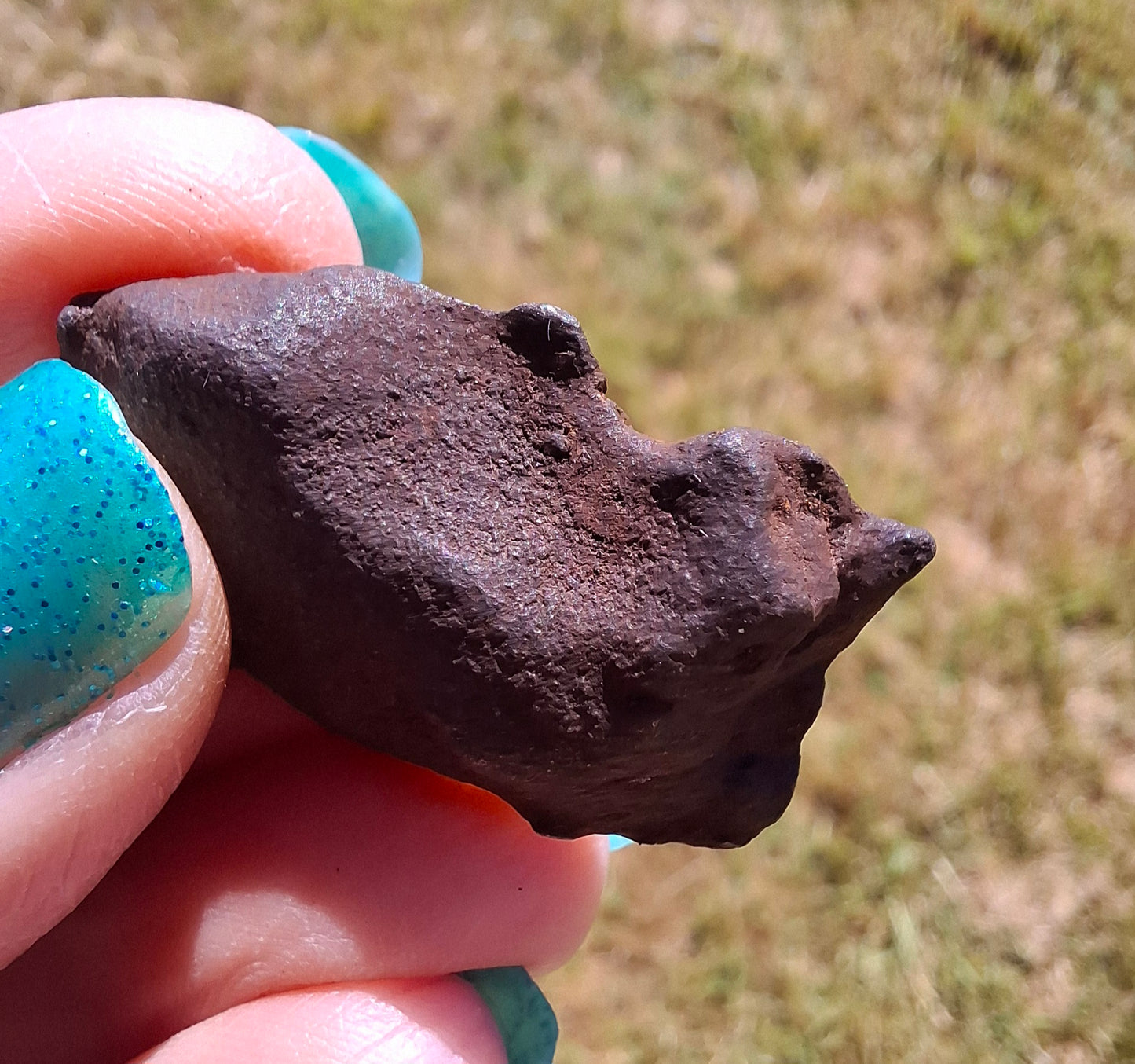 Gebel Kamil Iron Meteorite, 17.54g (Ref: K49)