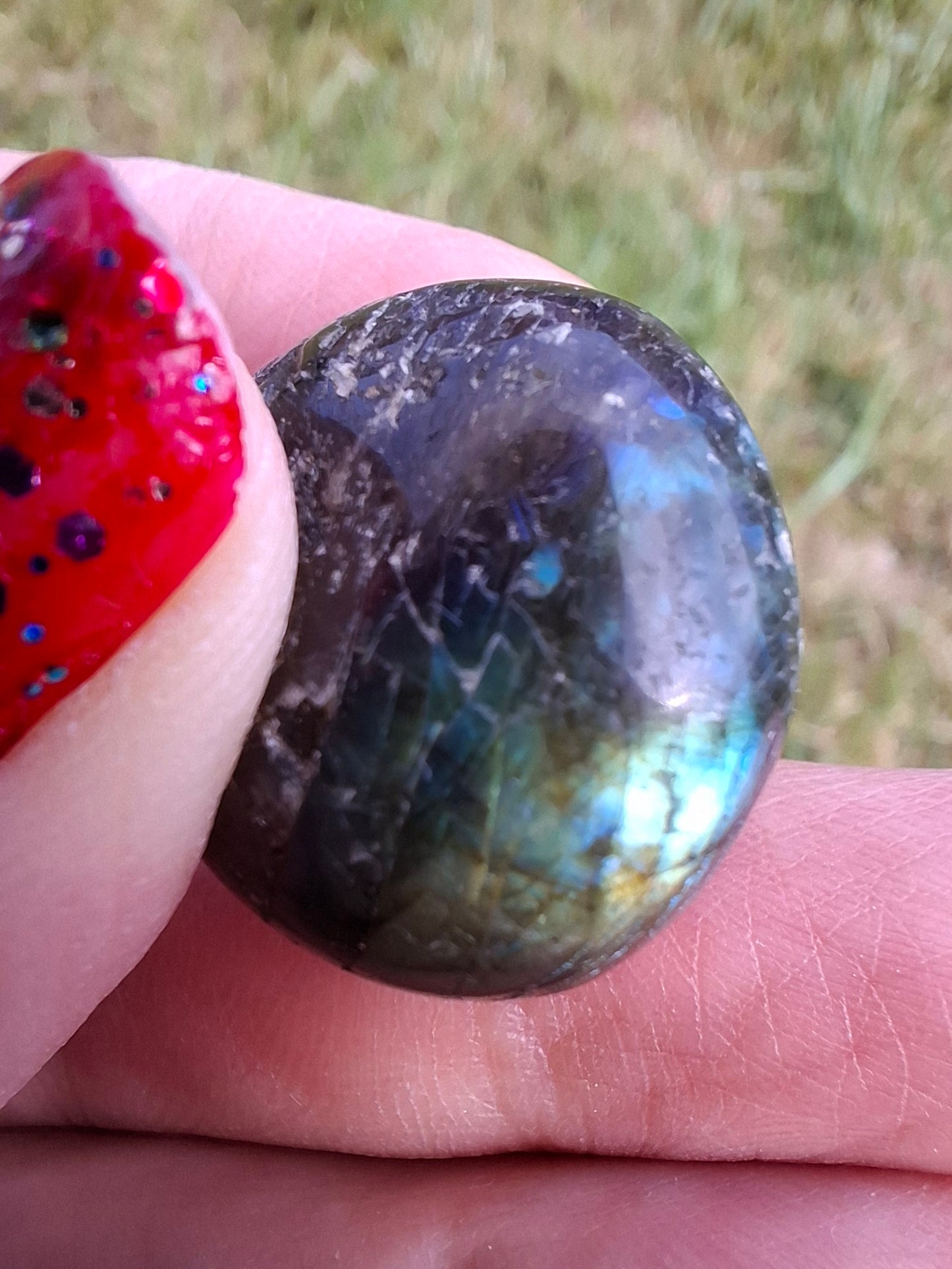 Labradorite, Tumble Stone, Crystal (Ref: T206)
