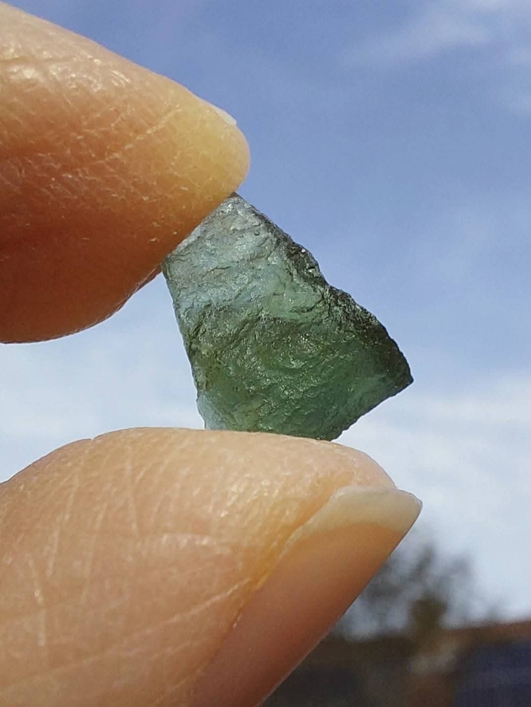 Moldavite Piece, 0.59g, Tektite (Ref: 892)