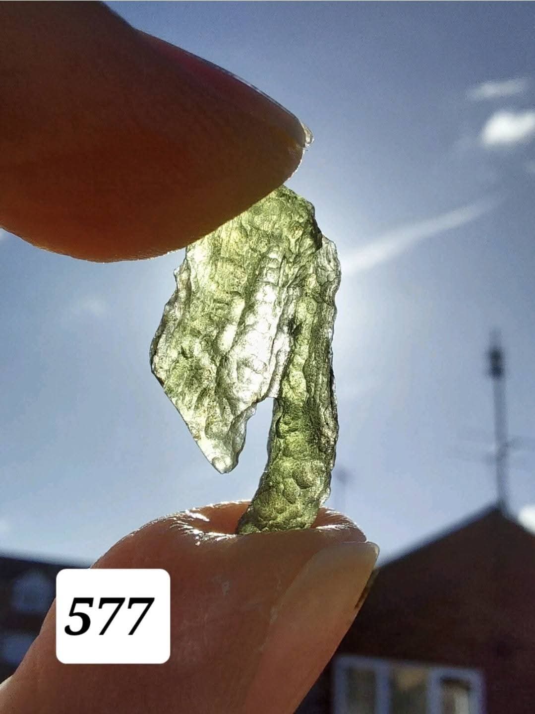 Moldavite Piece, 1.09g, Tektite (Ref: 577)