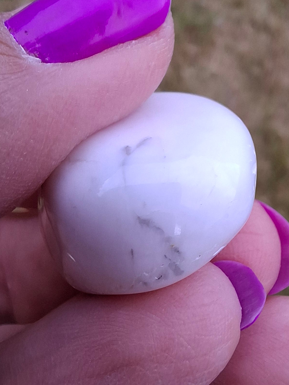 Howlite, Tumble Stone, Crystal (Ref: T34)