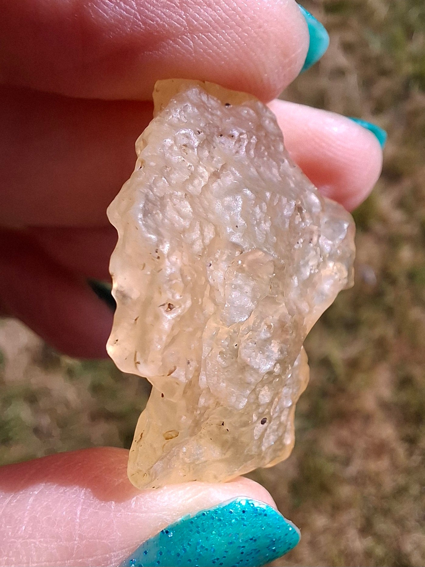 Libyan Desert Glass Piece, 10.00g, Tektite