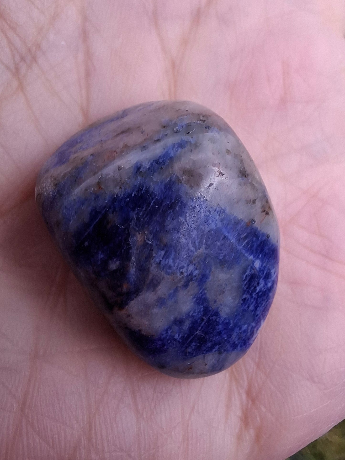 Sodalite, Tumble Stone, Crystal (Ref: T156)