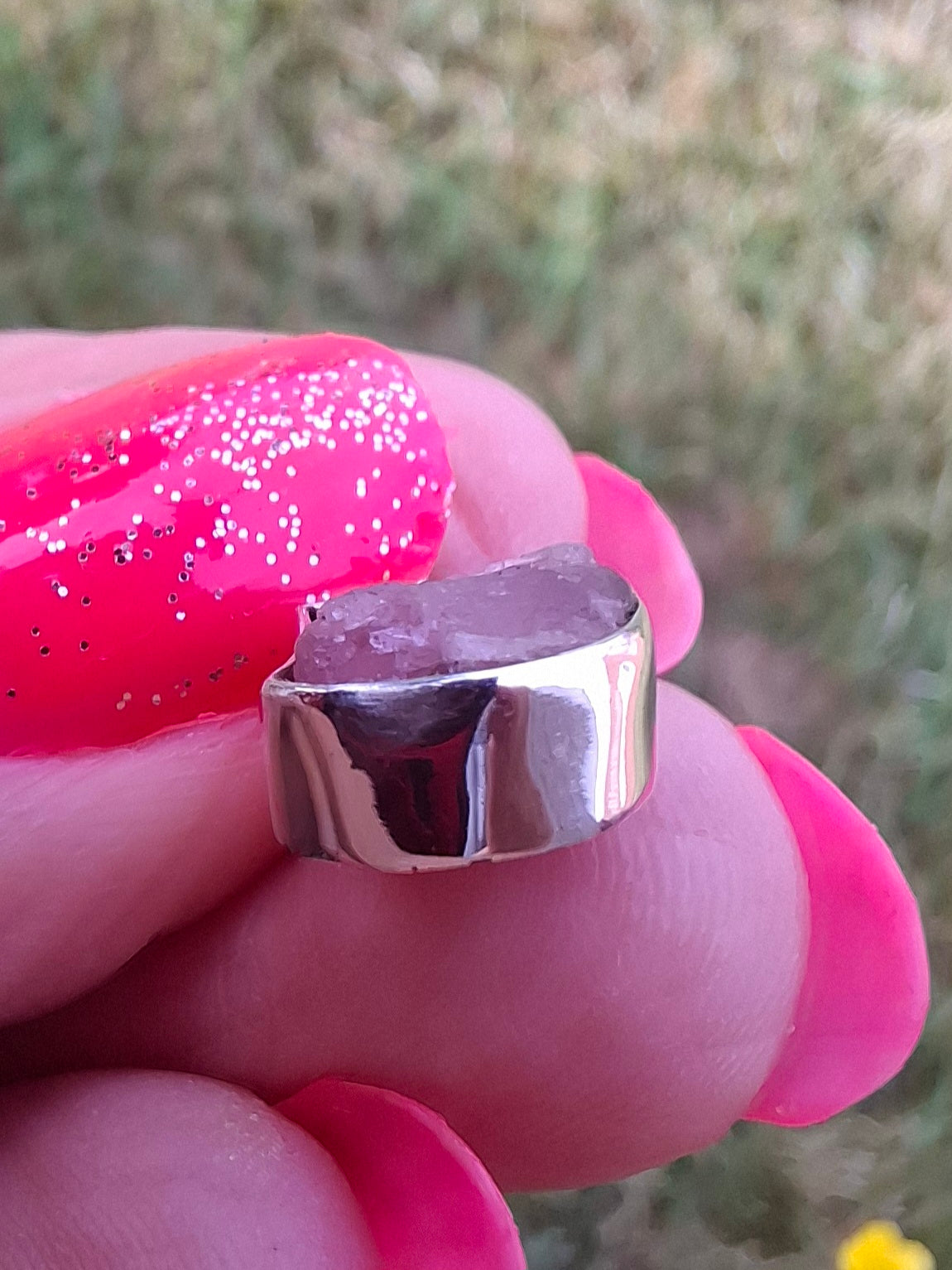 Pink Tourmaline Pendant, 925 Silver, Crystal (Ref: PT82)