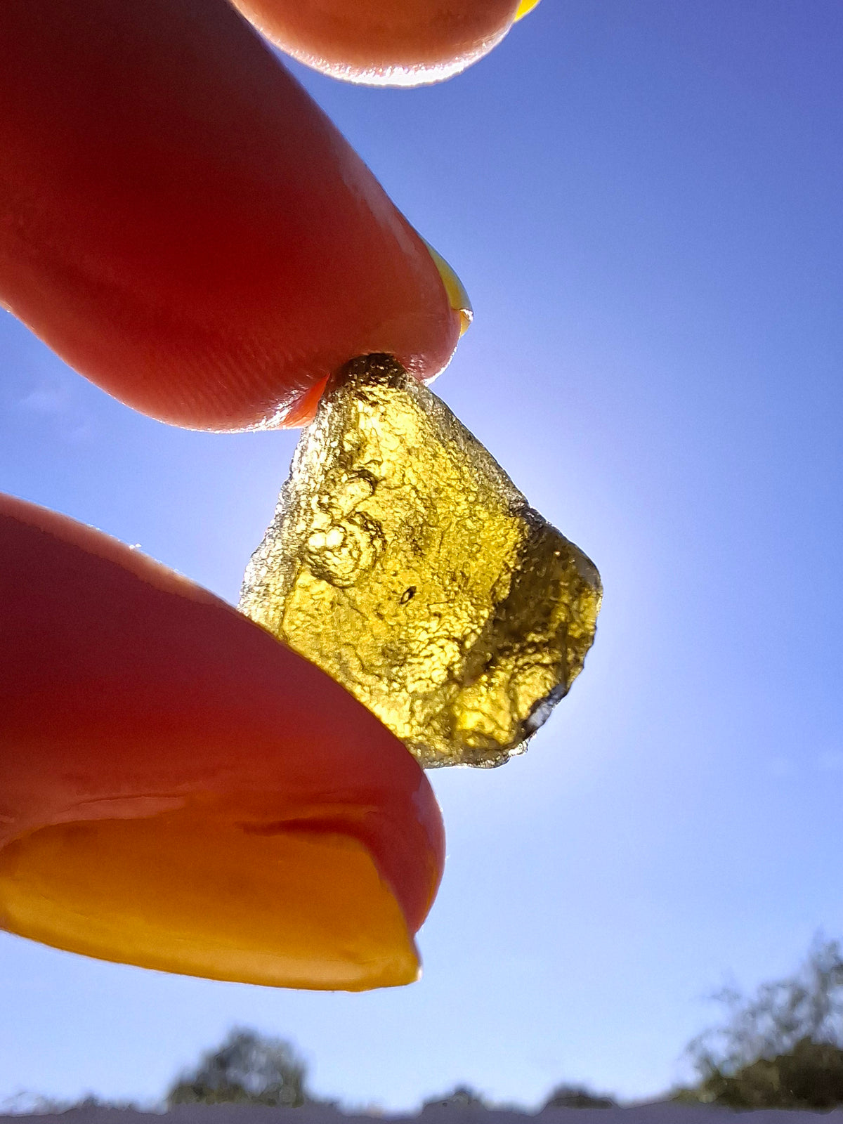 Moldavite Piece, 2.22g, Tektite (Ref: 1514)