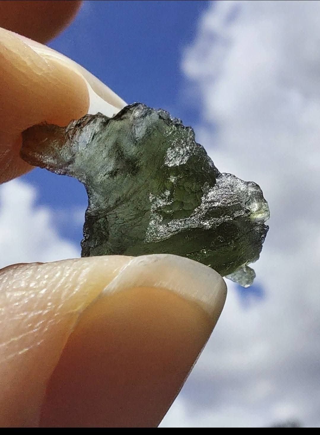 Moldavite Piece, 1.10g, Tektite (Ref: E230)