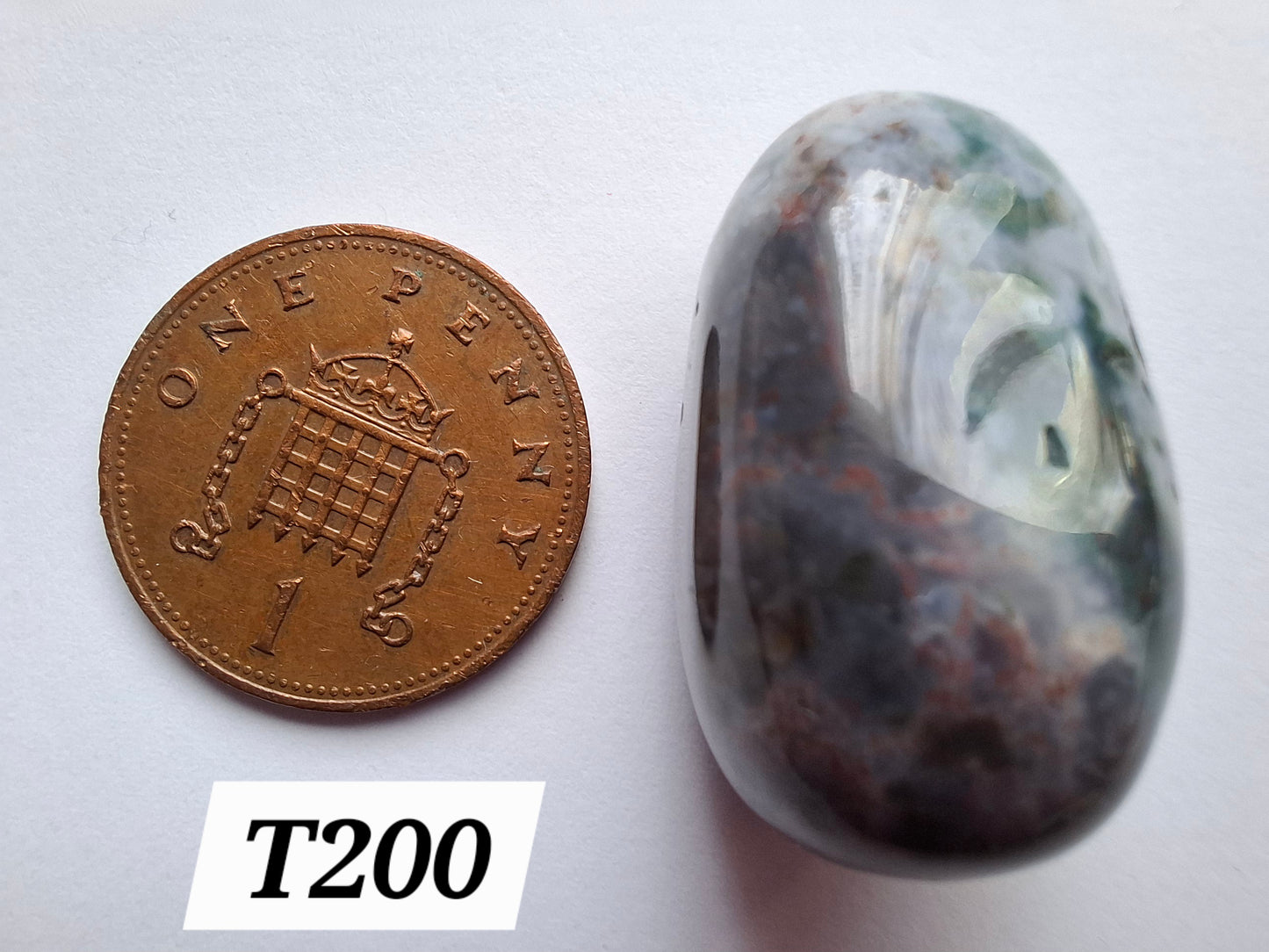 Ocean Jasper, Tumble Stone, Crystal (Ref: T200)