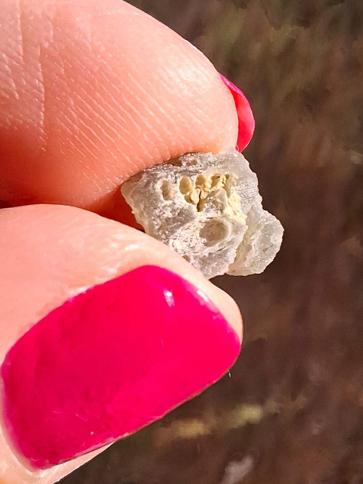 Moldavite Piece, SNOWFLAKE, FROSTED, BRUSNA, 0.31g, Tektite (Ref: 1500)