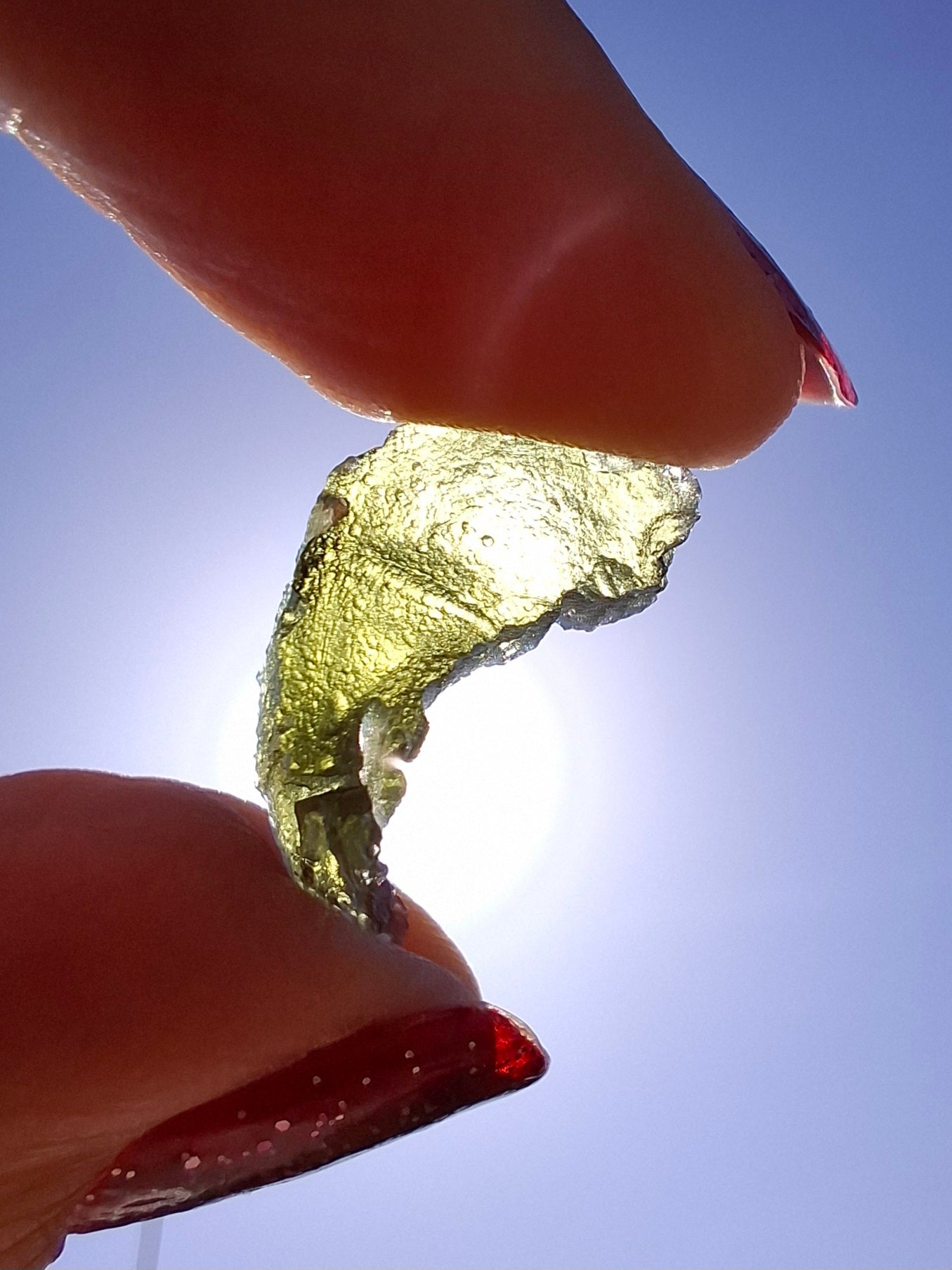 Moldavite Piece, 1.25g, Tektite (Ref: 1470)