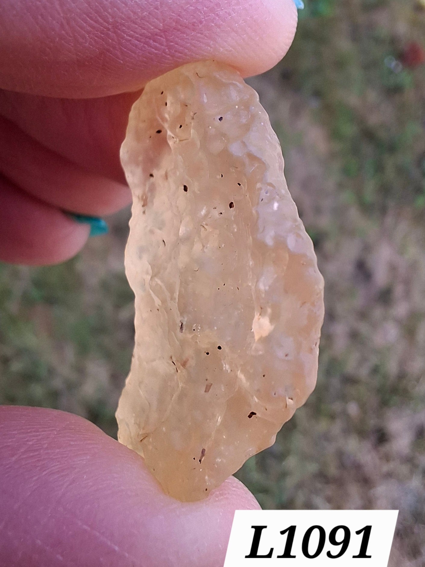 Libyan Desert Glass Piece, 10.00g, Tektite