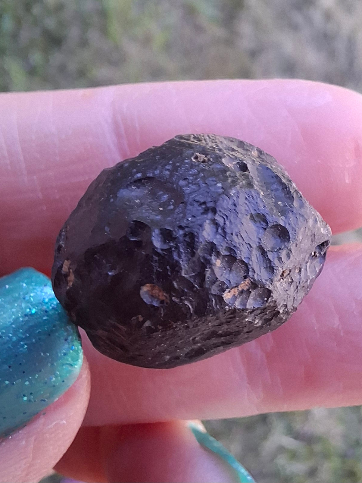 Philippinite (Rizalite), 10.64g, Tektite