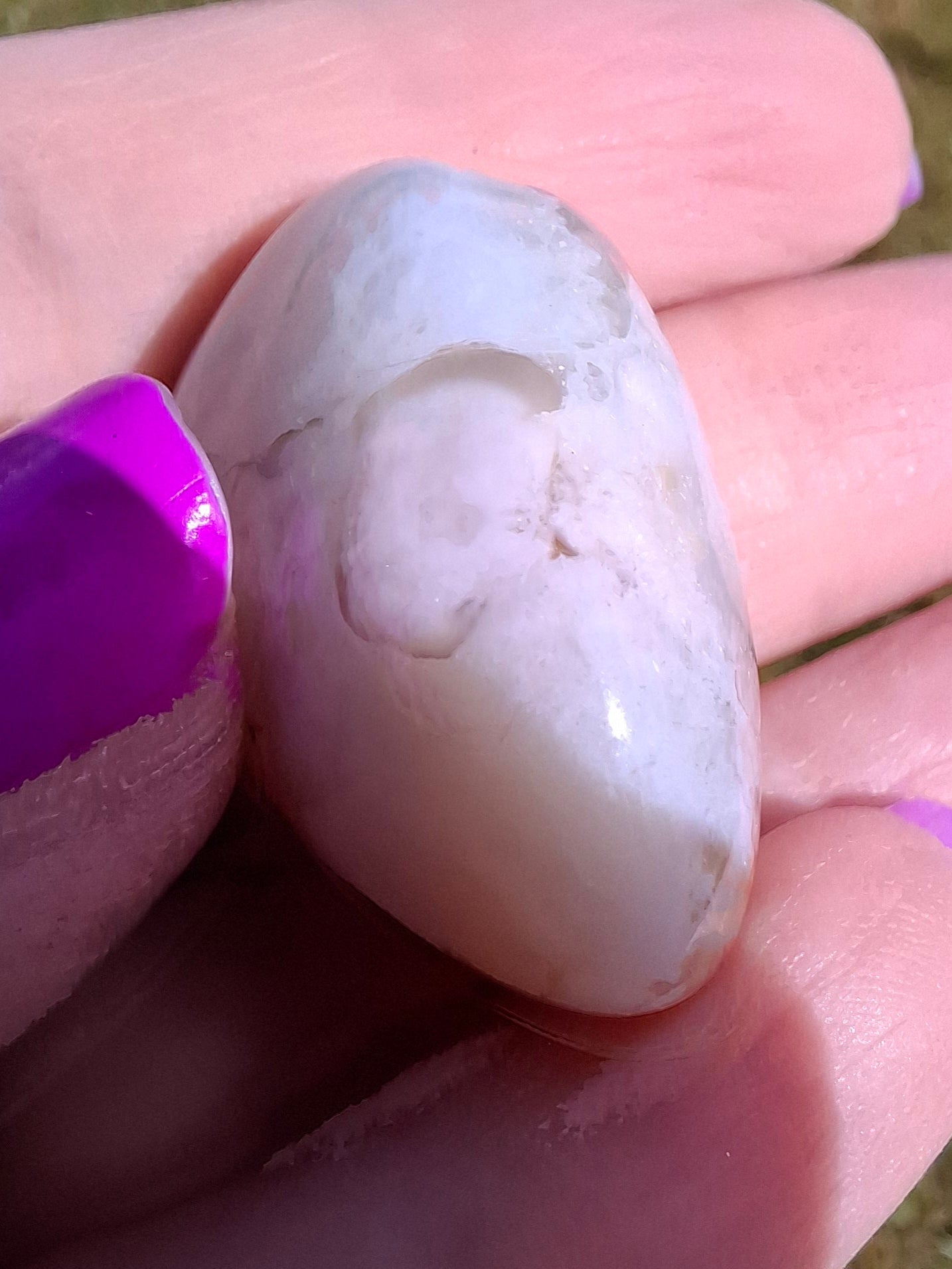 Flower Agate, Tumble Stone, Crystal (Ref: T70)