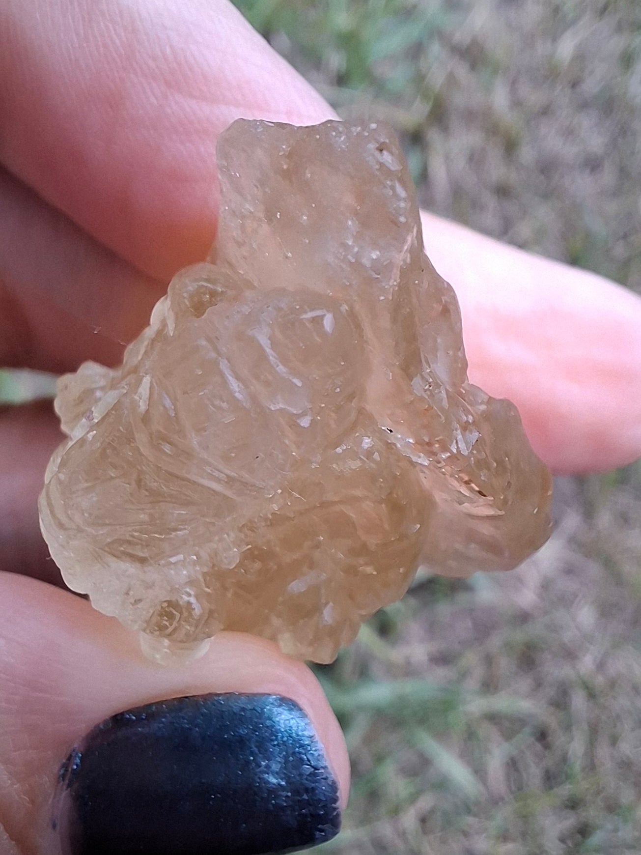 Libyan Desert Glass GANESHA carving, 18.39g, Tektite (Ref: Ganesha3)