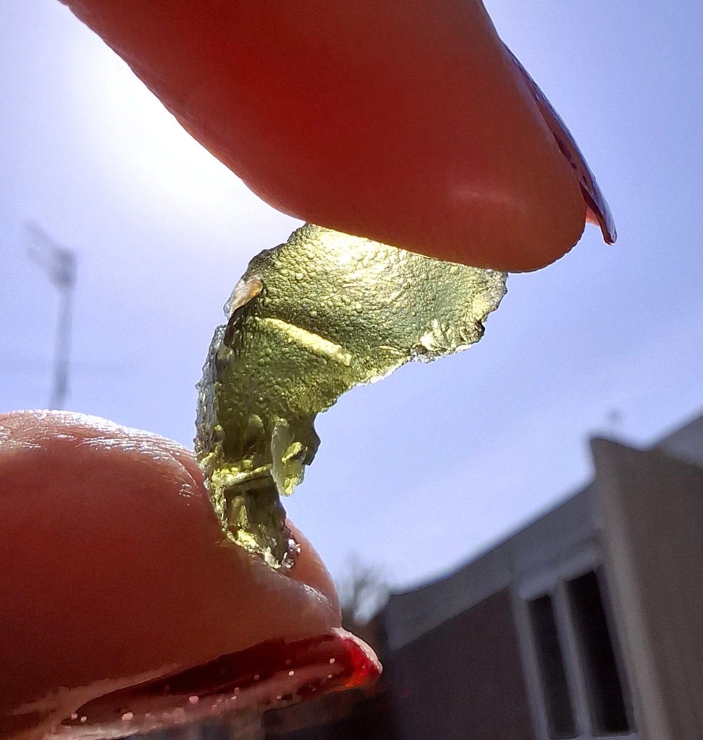Moldavite Piece, 1.25g, Tektite (Ref: 1470)