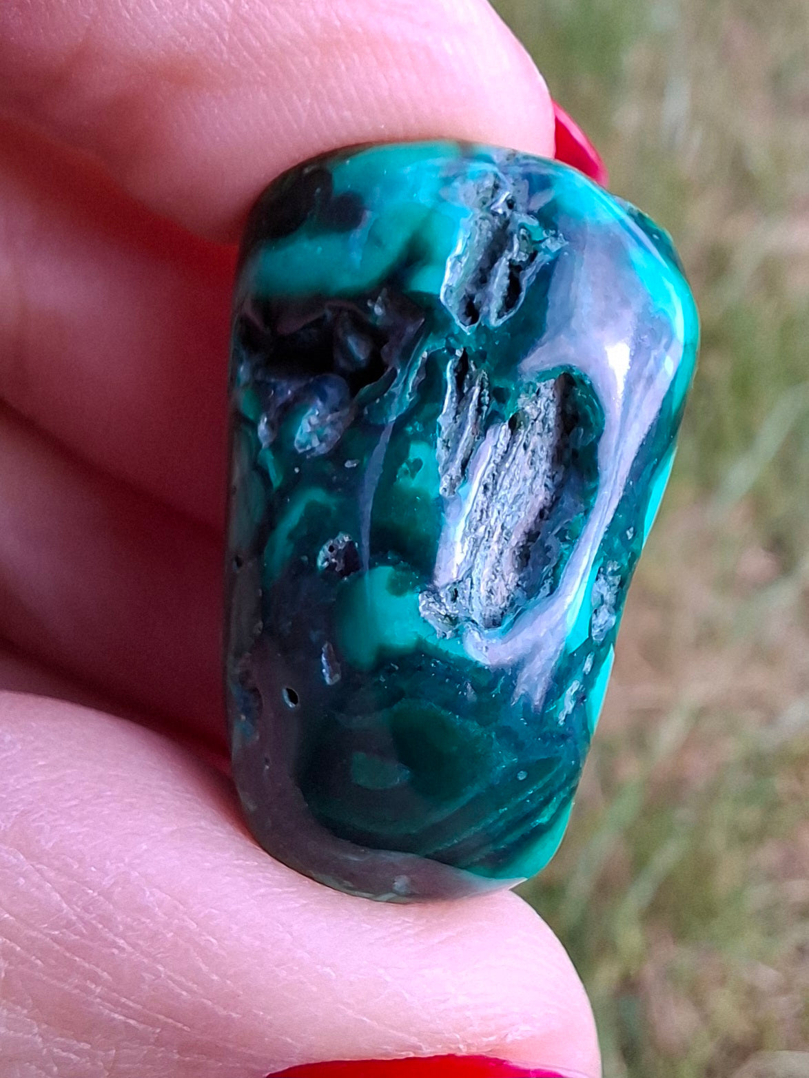 Malachite, Tumble Stone, Crystal (Ref: T157)