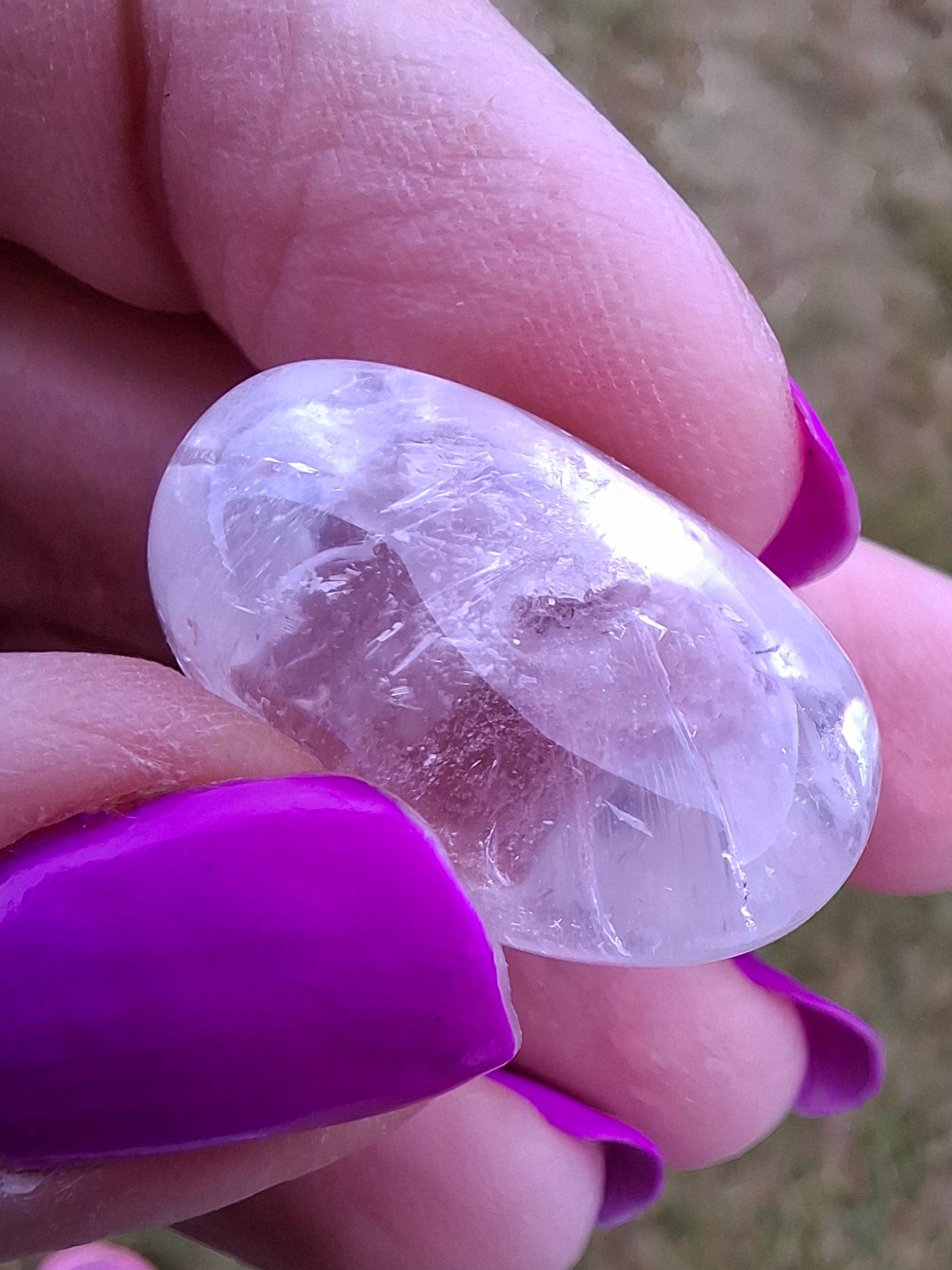 Clear Quartz, Tumble Stone, Crystal (Ref: T32)