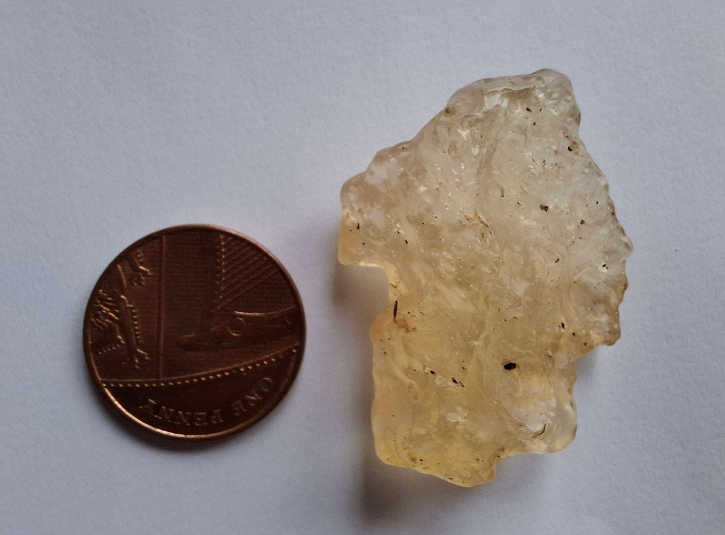 Libyan Desert Glass Piece, 10.00g, Tektite