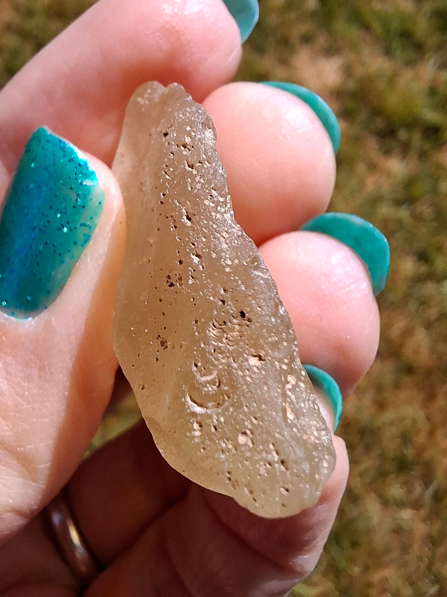 Libyan Desert Glass Piece, 11.78g, Tektite