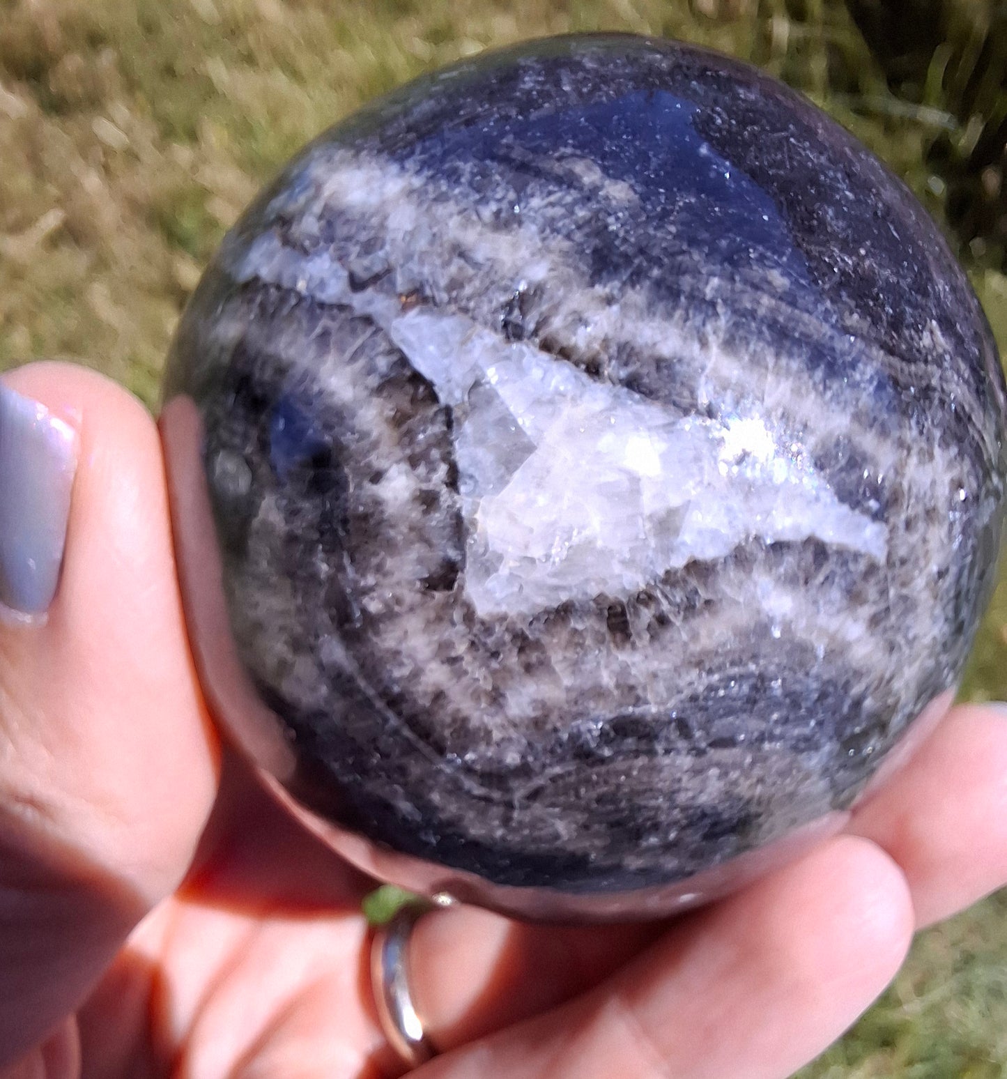 Orthoceras Sphere, Fossil (Ref: OS3)