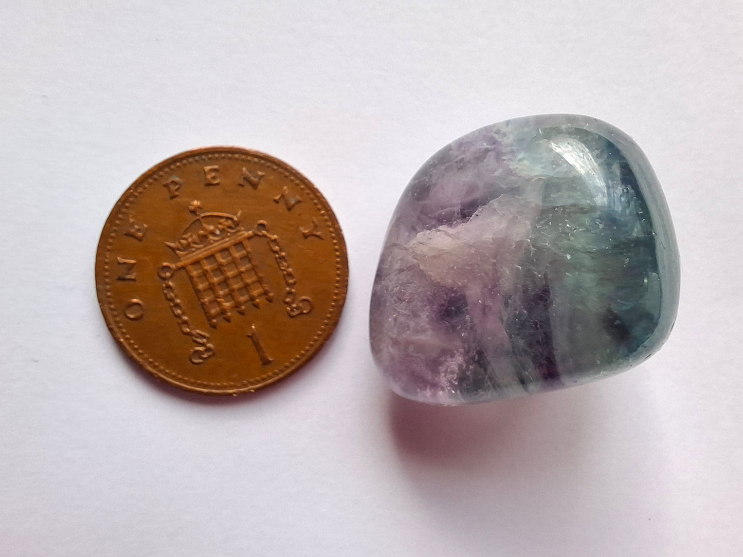 Fluorite, Tumble Stone, Crystal (Ref: T53)