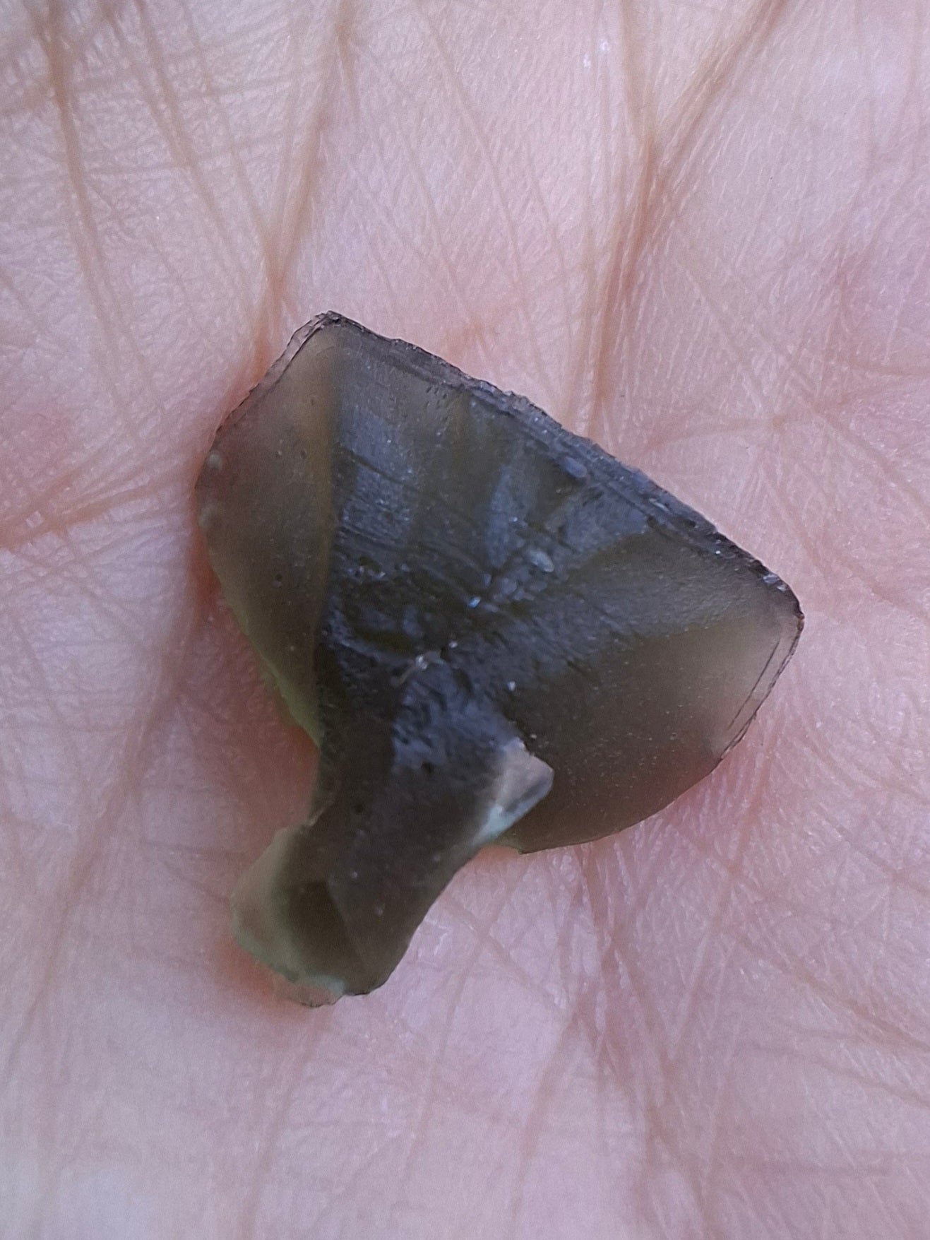 Moldavite Piece, 1.68g, Tektite (Ref: 1468)