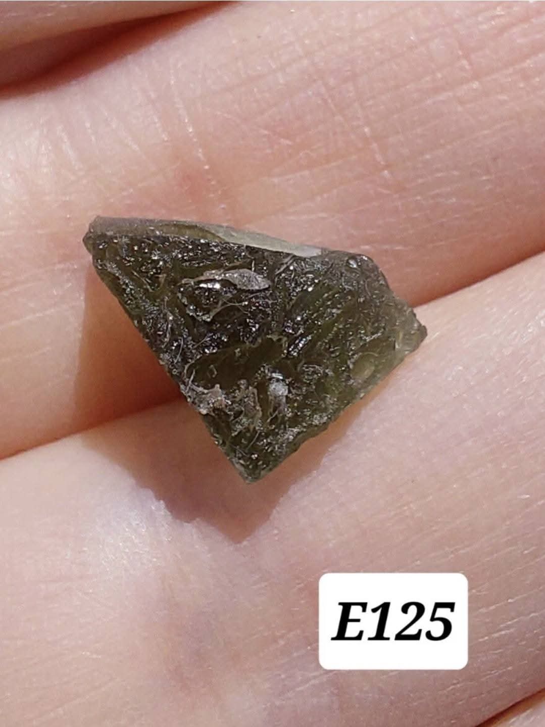 Moldavite Piece, 0.78g, Tektite (Ref: E125)