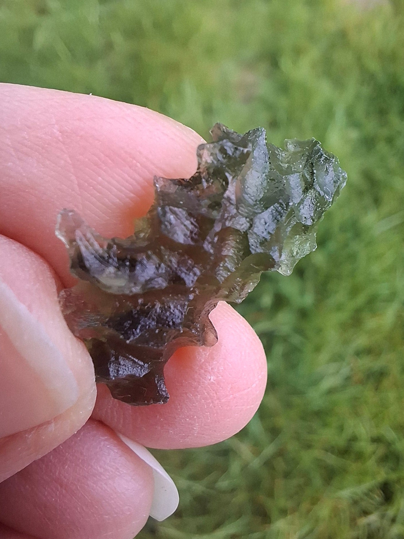 Moldavite Piece, JEZKOVNA BESEDNICE, 1.41g, Tektite (Ref: 1284)