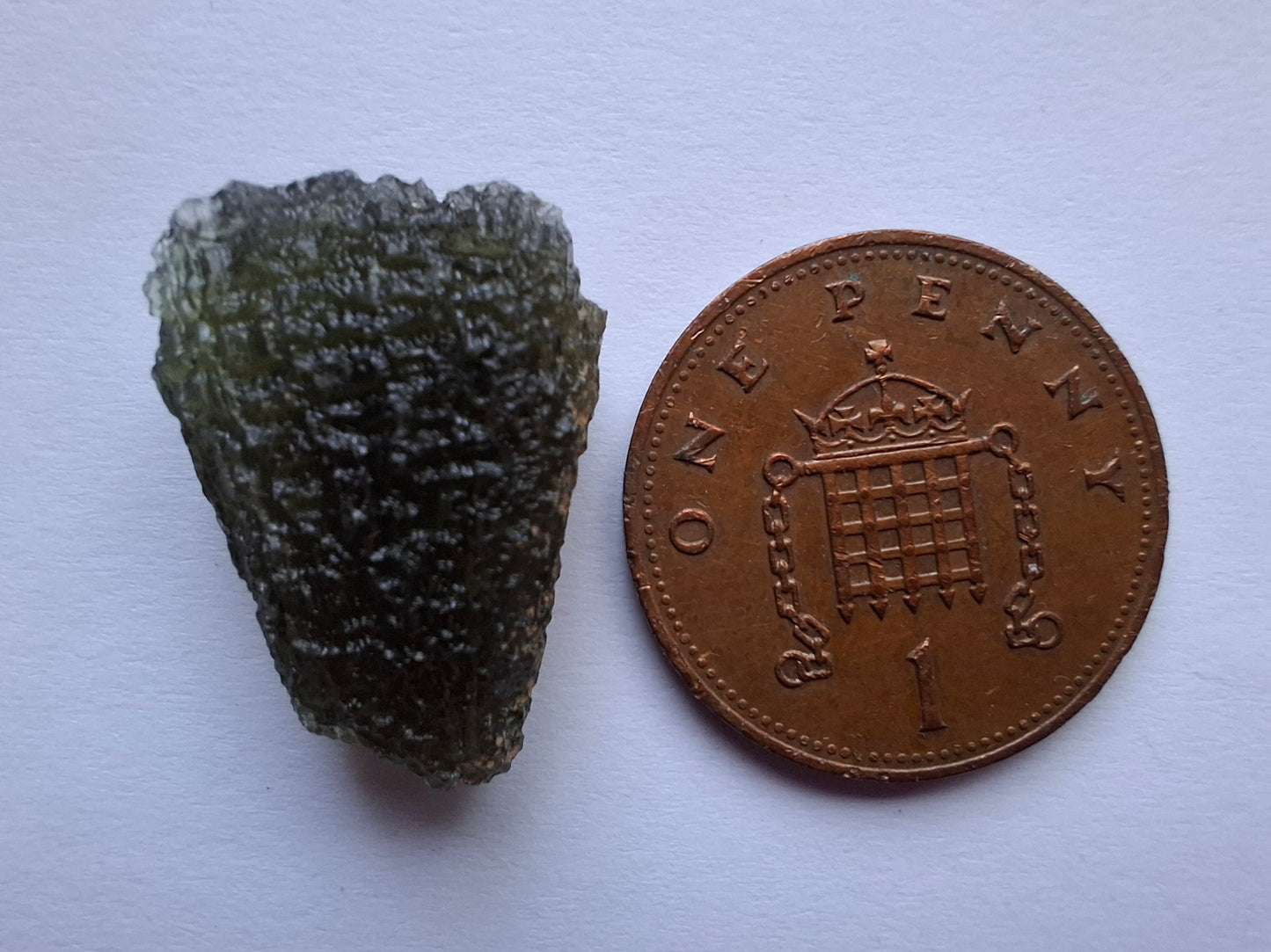 Moldavite Piece, 2.38g, Tektite (Ref: 1466)