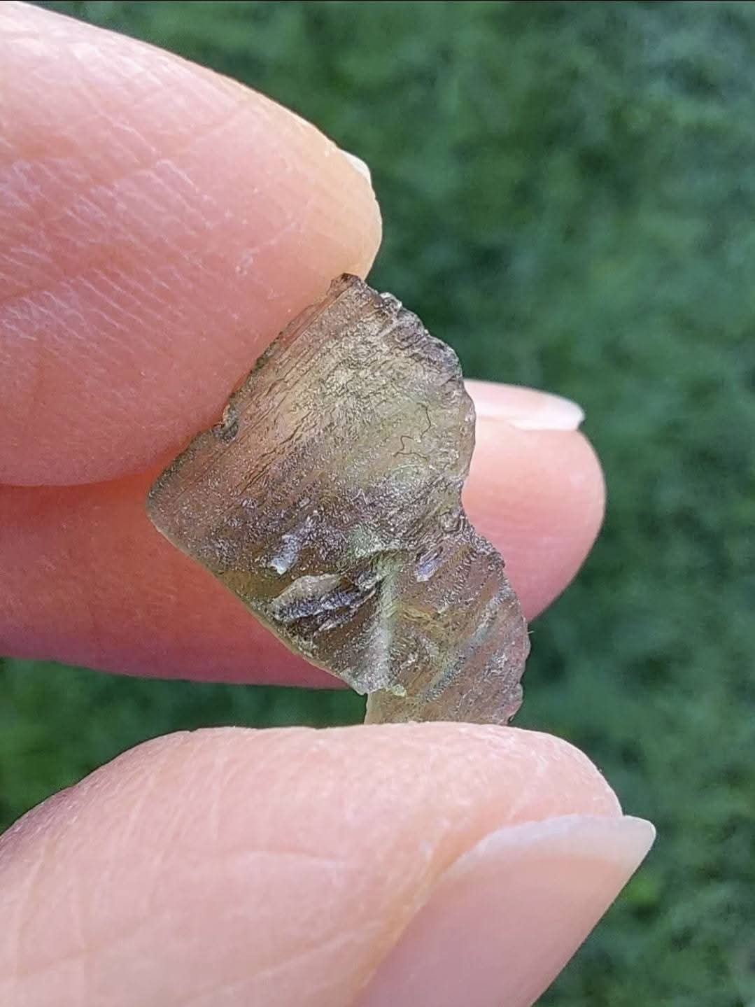 Moldavite Piece, 0.58g, Tektite (Ref: 941)