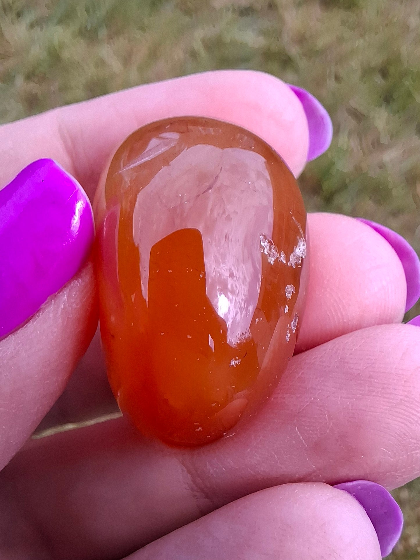 Carnelian, Tumble Stone, Crystal (Ref: T65)